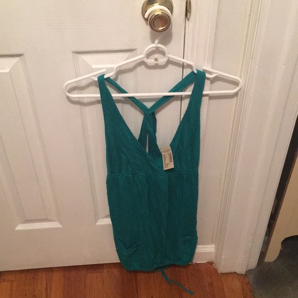 American Eagle Outfitters Tops - Teal Green tank top